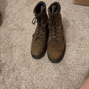 Red Wing Brown Leather Work Boots Men's Size 11 Made in USA